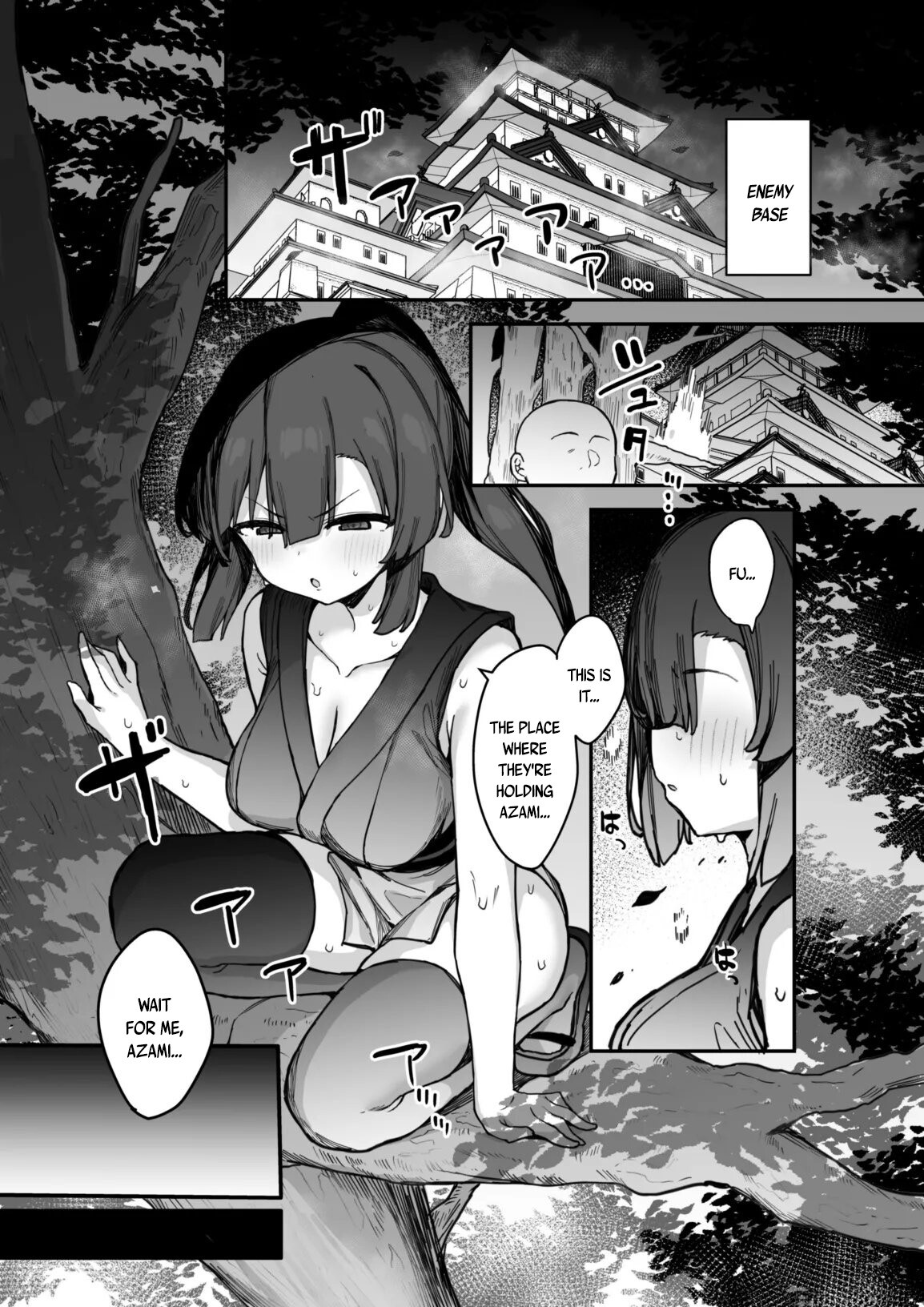 Hentai Manga Comic-Until The Female Ninja Azami Falls 3-Read-4